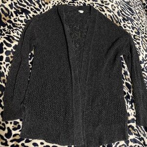 Gray cardigan